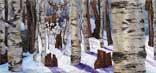  Gallery of Original Landscape Art Quilt Winter Woods 