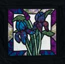  Gallery of Original Landscape Art Quilt Iris Stained Glass