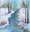  Gallery of Original Landscape Art Quilt Winter Quiet