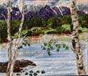  Gallery of Original Landscape Art Quilt Mt. Wilson Beams on Alta Lake