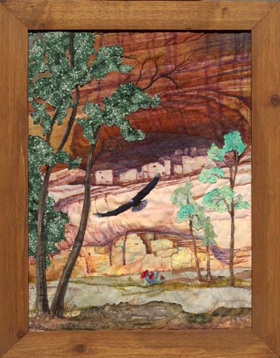Canyon de ChellyOriginal Landscape Quilt Art Quilt