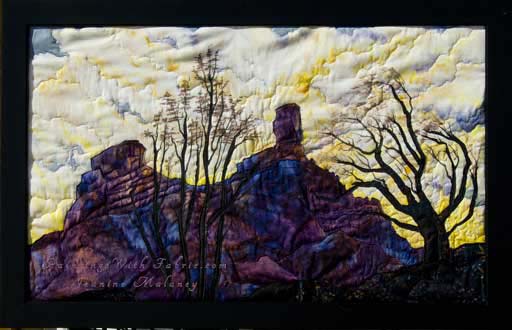 Ancient Pueblo SiteOriginal Landscape Quilt Art Quilt