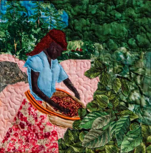 Buy Fair Trade Please PickerOriginal Landscape Quilt Art Quilt