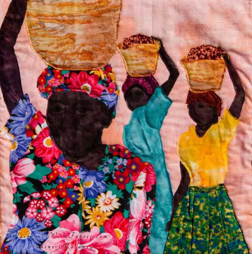 Buy Fair Trade BasketsOriginal Landscape Quilt Art Quilt
