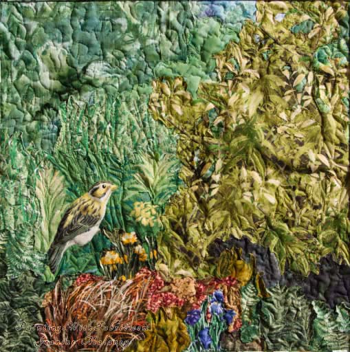 Edge of the MarshOriginal Landscape Quilt Art Quilt
