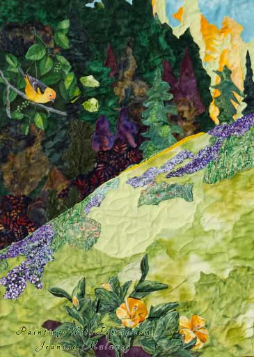SerenityOriginal Landscape Quilt Art Quilt