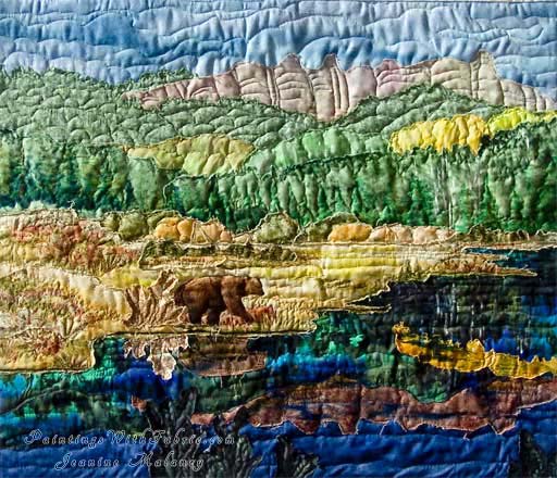 Opal Lake of the San JuansOriginal Landscape Quilt Art Quilt