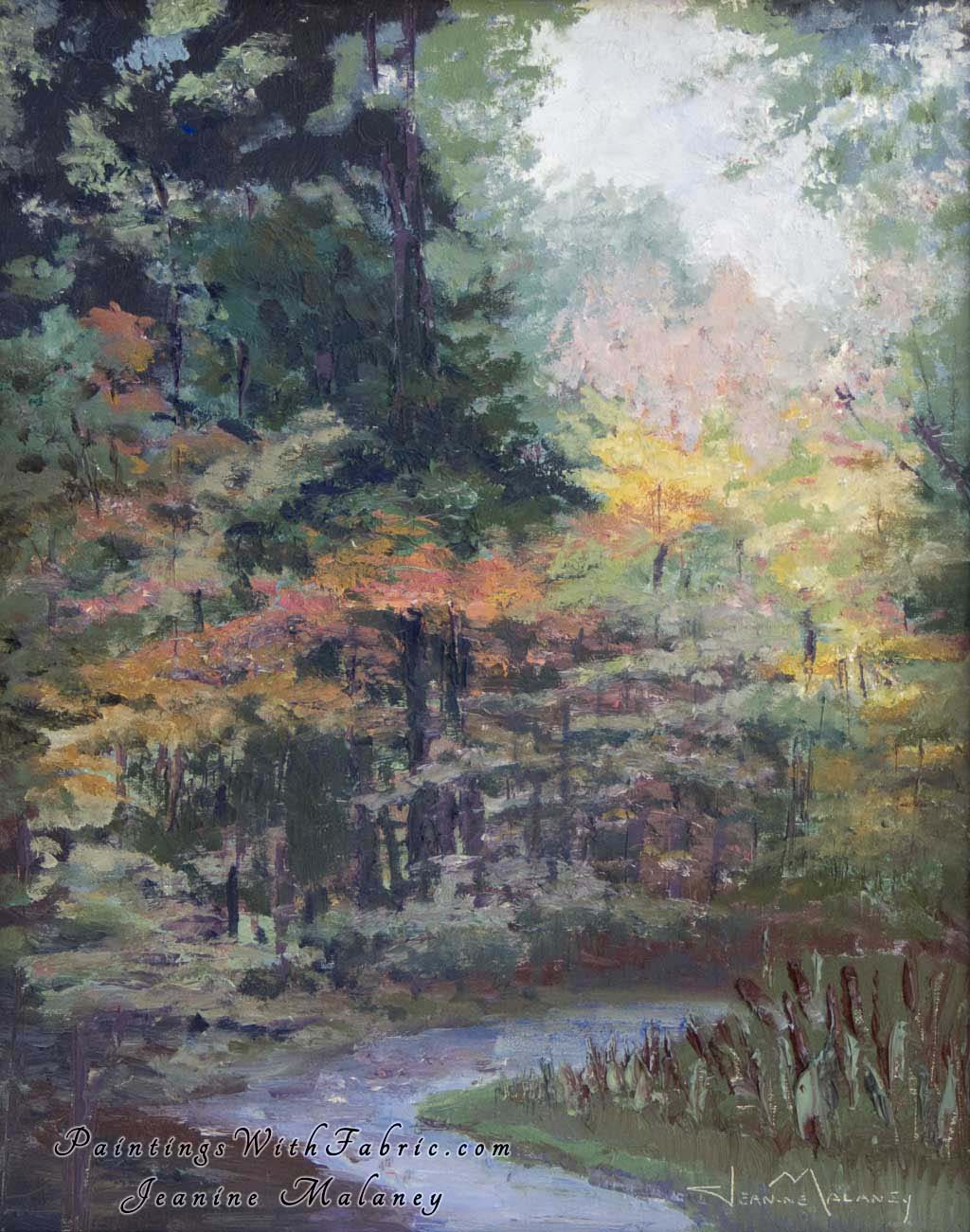 Deep Woods Unframed Original Watercolor Painting Landscape