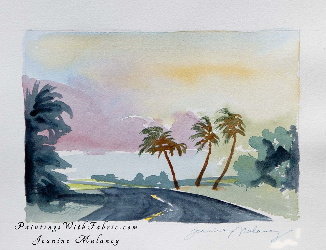 Kauai Dreaming Unframed Original Watercolor Painting 