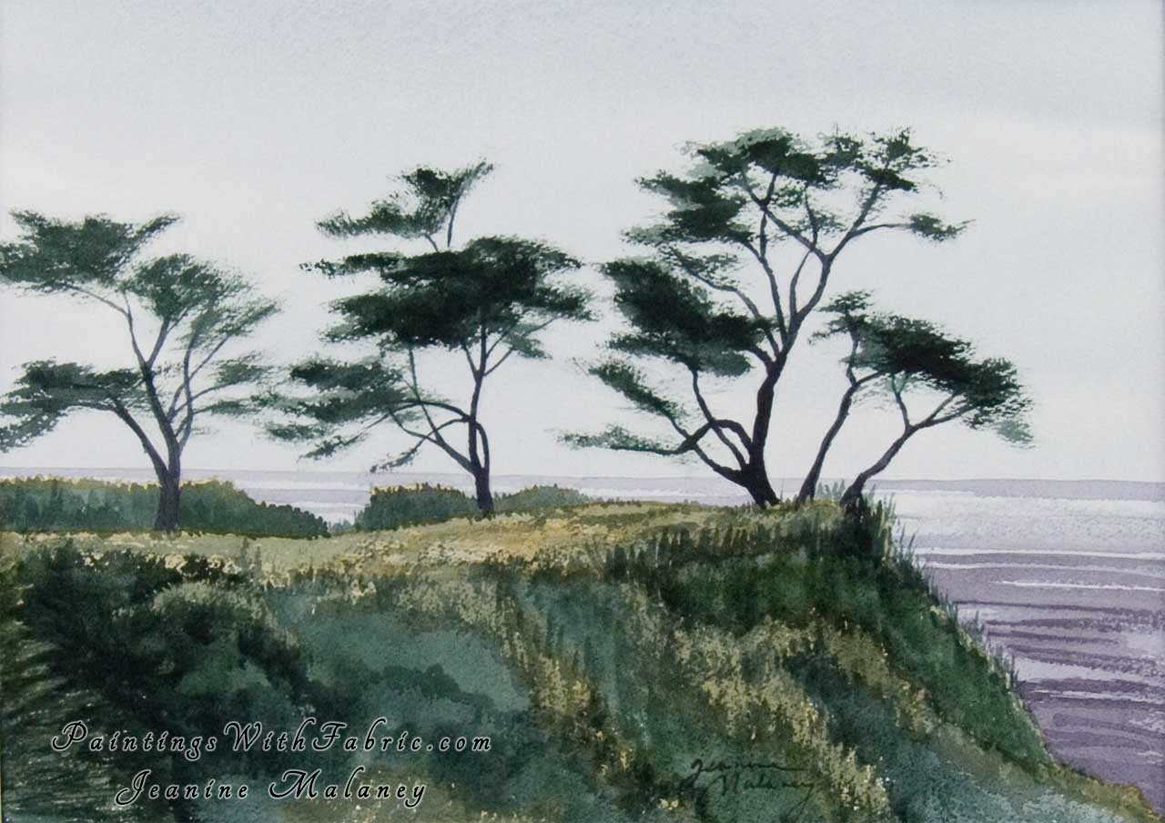 Kalaloch Unframed Original Watercolor Painting of ocean landscape- Olympic National Park