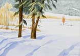 Winter Watercolor Painting Gallery   